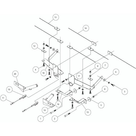 Roadmaster BASEPLATE JEEP PATRIOT - MANUAL TRANSMISSION ONLY (NO FRONT TOW HOOK) 521441-1